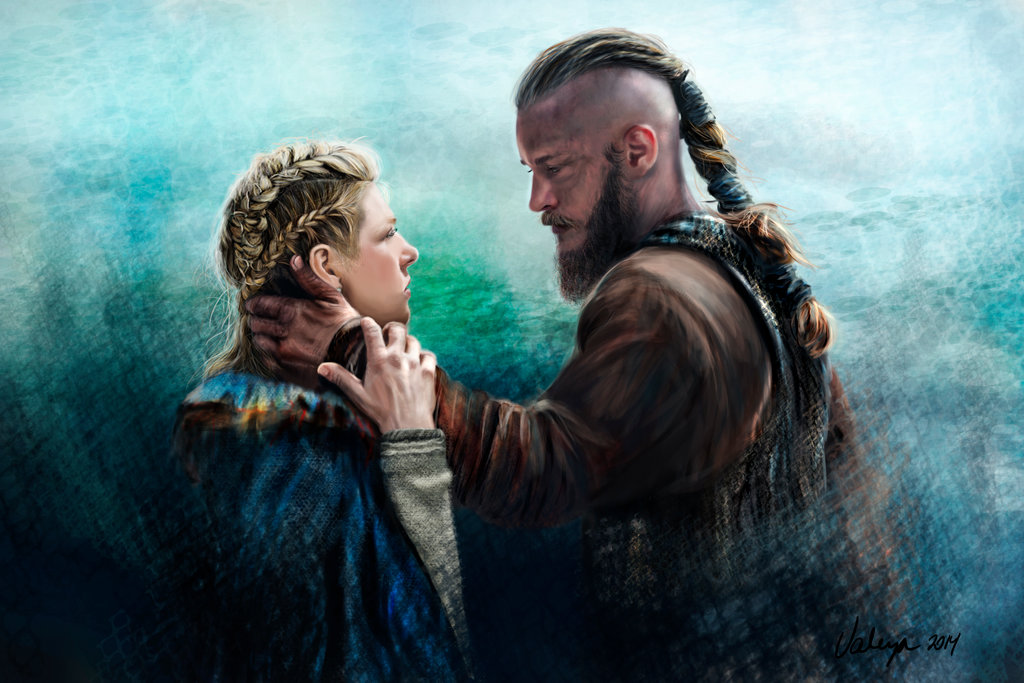 ragnar_and_lagertha_by_russianval-d7vtwa