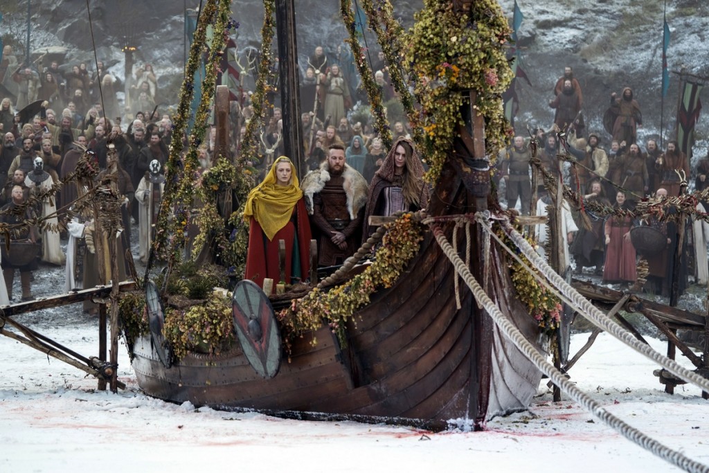Le bateau funéraire selon la tradition Viking